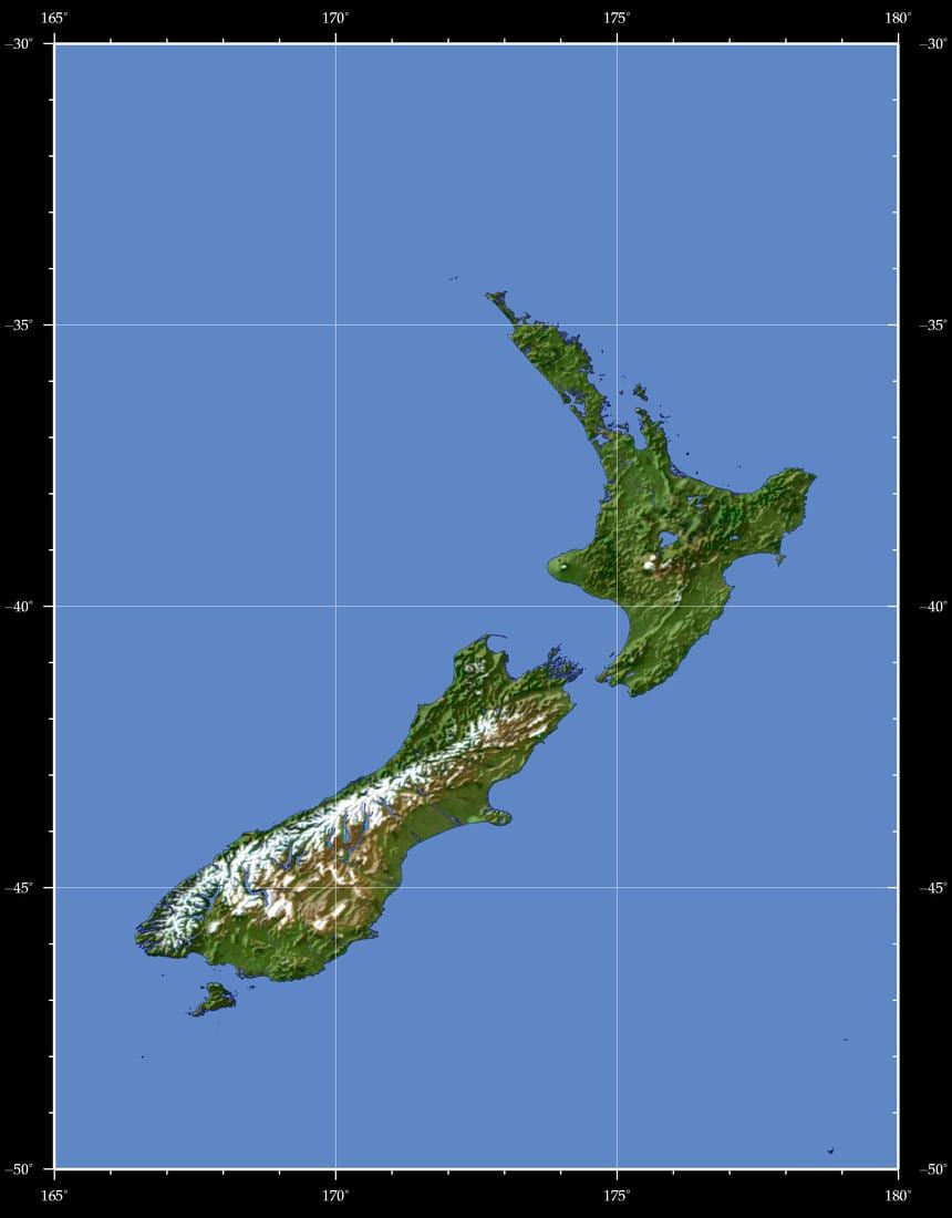 new zealand ramani ya dunia