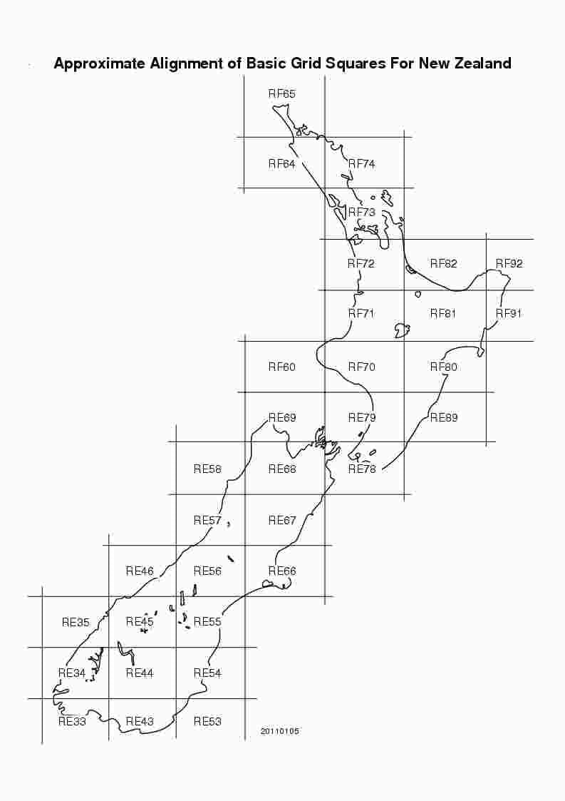 Ramani ya new zealand gridi ya taifa