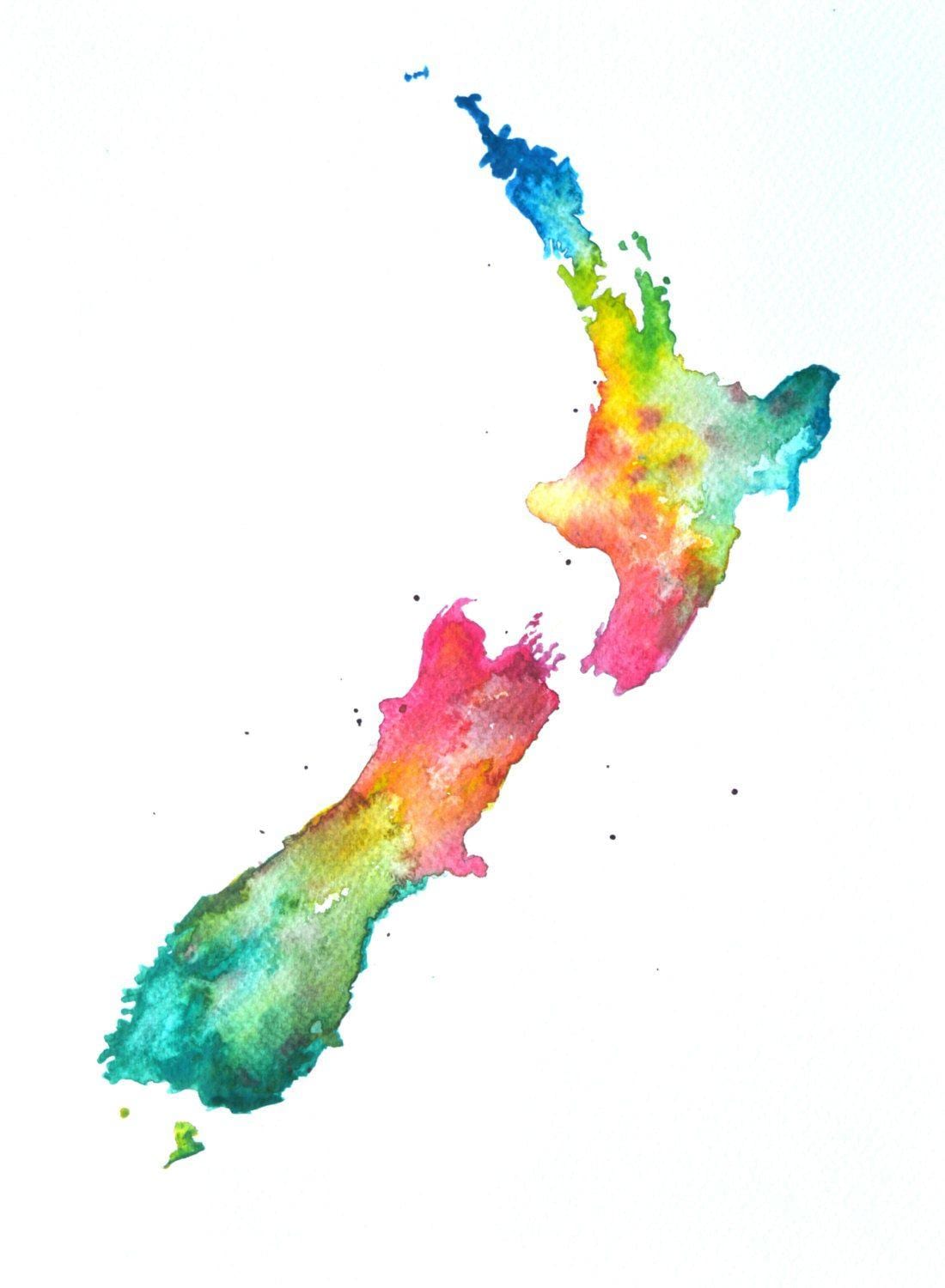Ramani ya new zealand sanaa