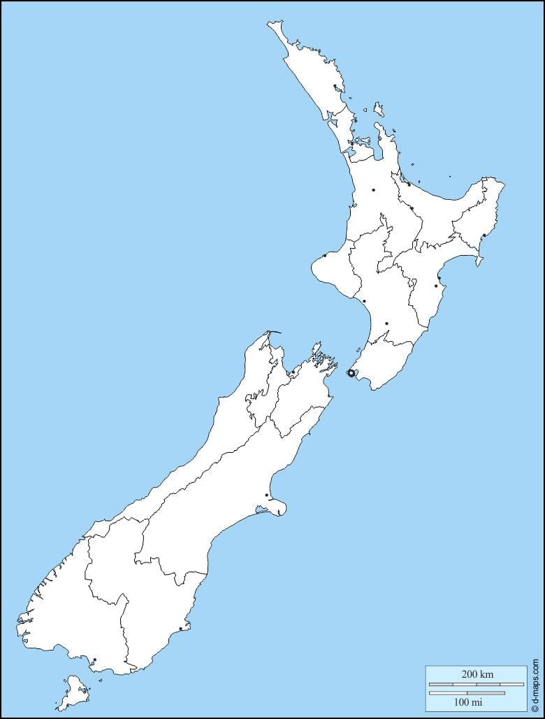tupu ramani ya australia na new zealand