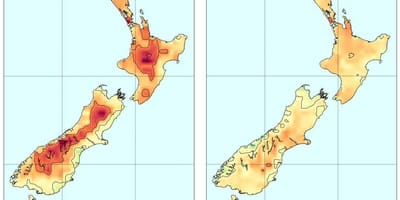 Ramani ya new zealand joto