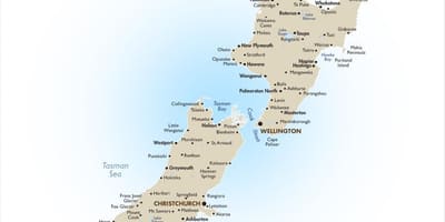 New zealand ramani ya barabara kitabu