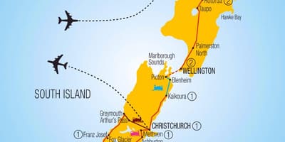 Ramani ya new zealand treni