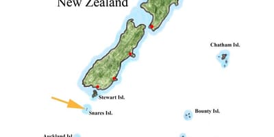 Ramani ya new zealand na visiwa vya jirani